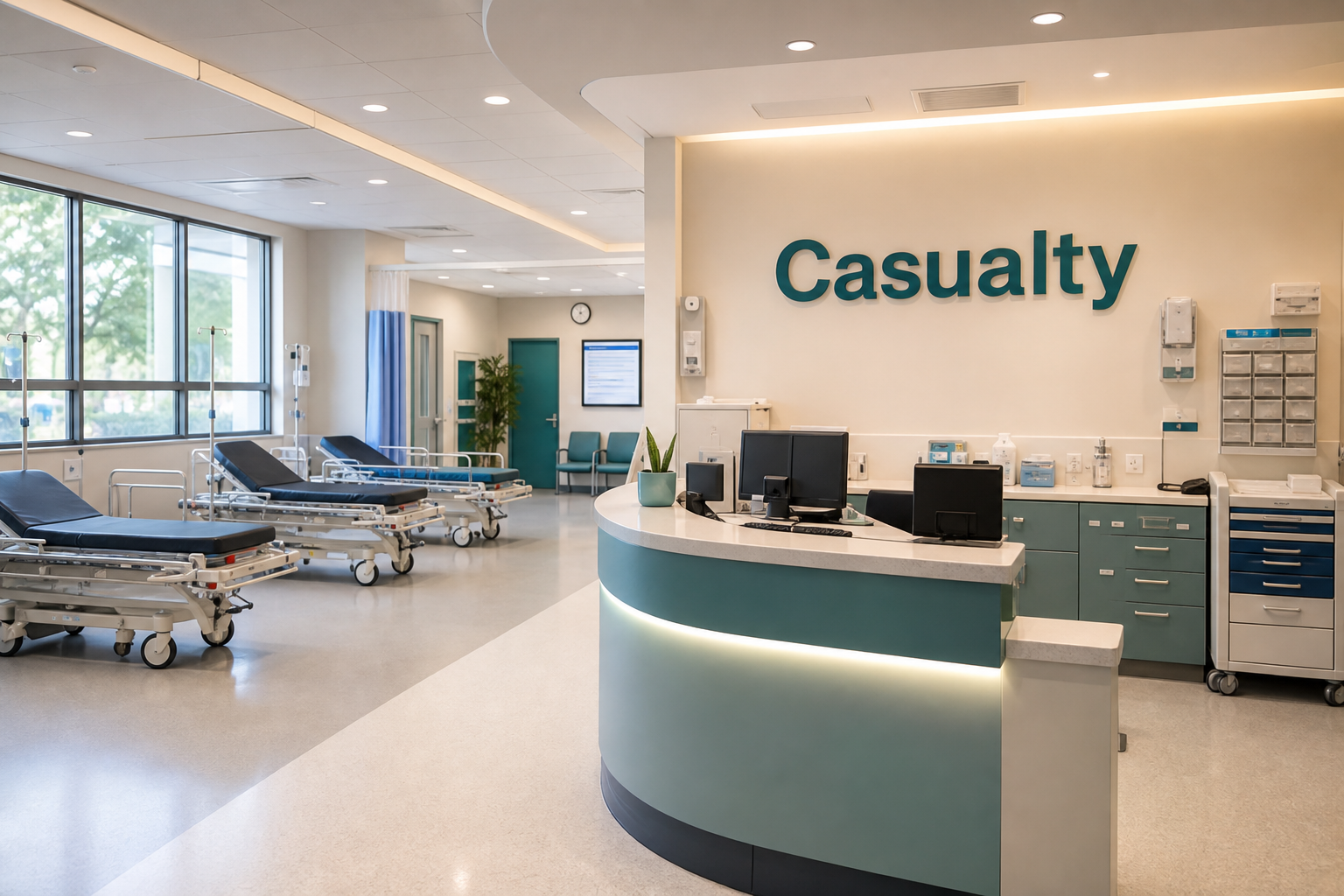 Casualty department at Rapha Aroma Hospital